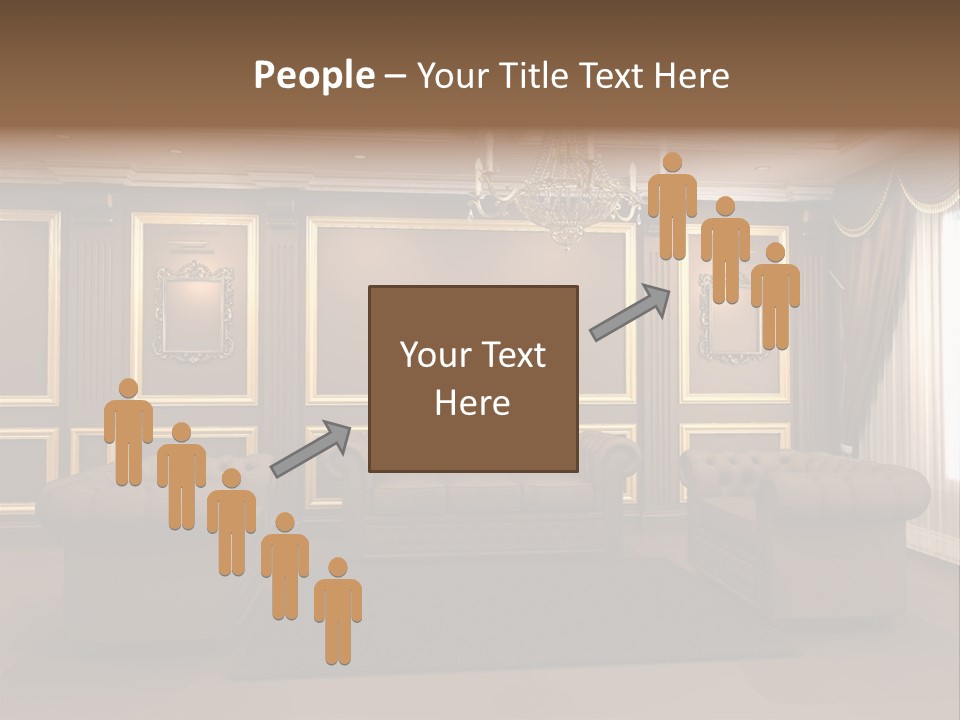 Furry Design Candle PowerPoint Template