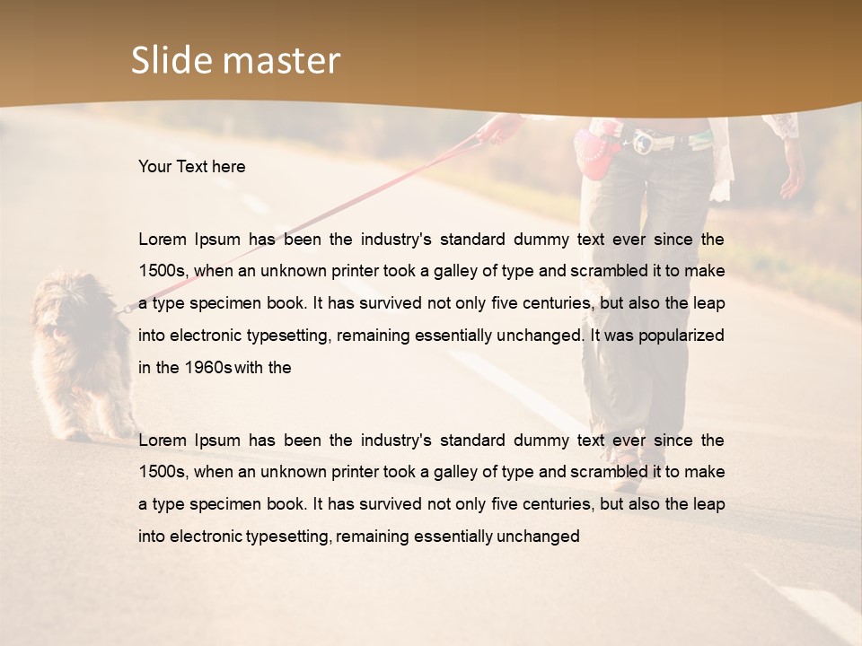 Young Yellow Slim PowerPoint Template