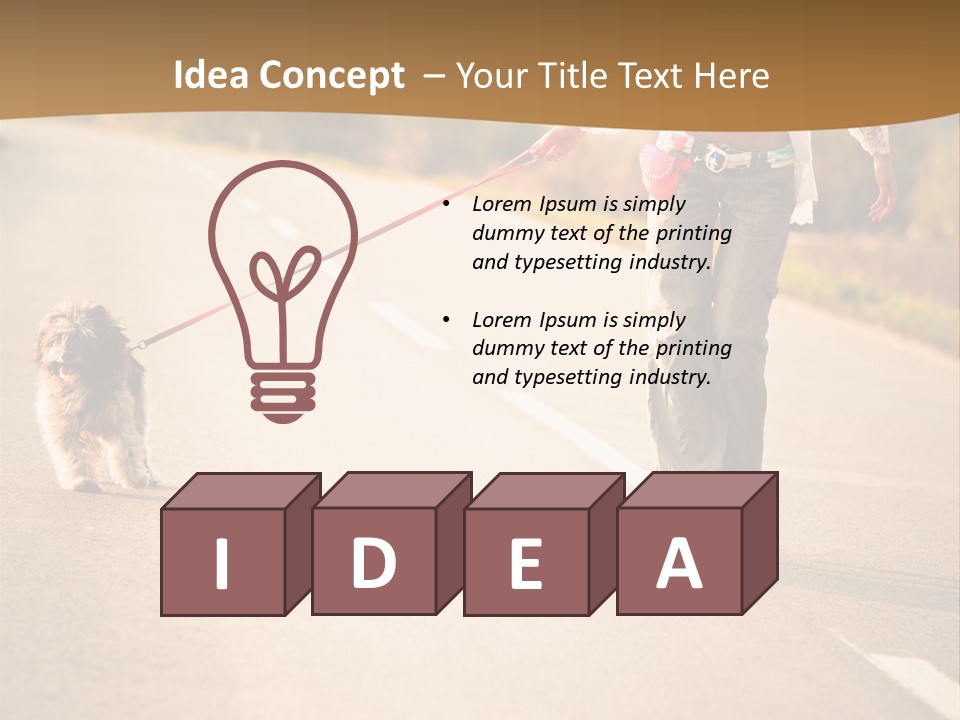 Young Yellow Slim PowerPoint Template