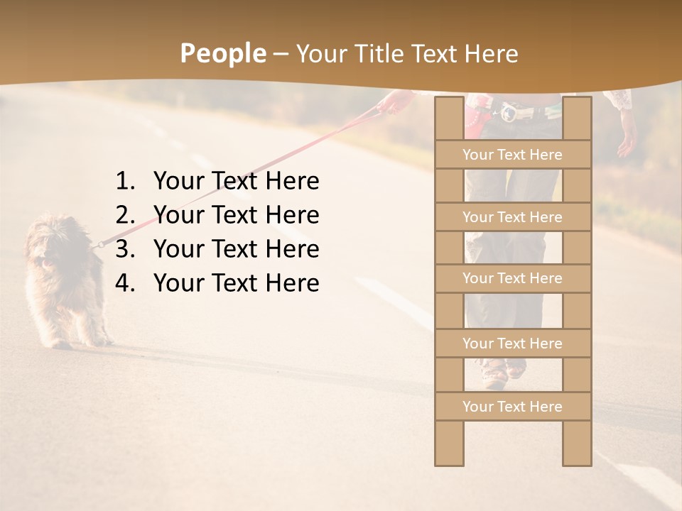 Young Yellow Slim PowerPoint Template