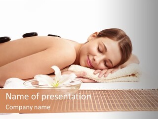 Health White Isolated PowerPoint Template