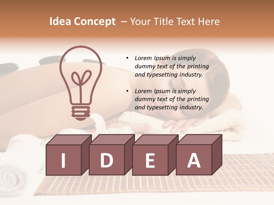 Health White Isolated PowerPoint Template