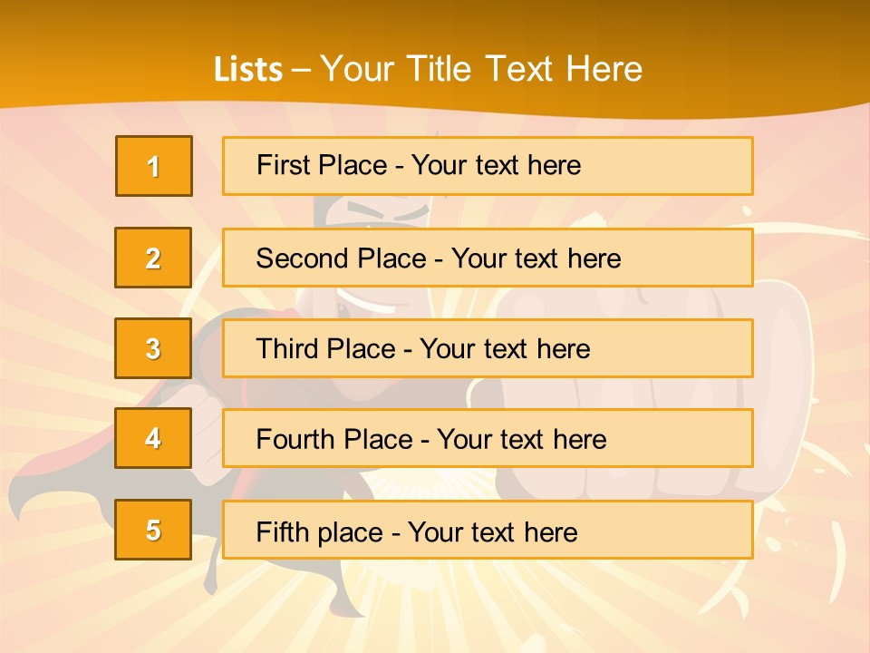 Famous Force Strong PowerPoint Template