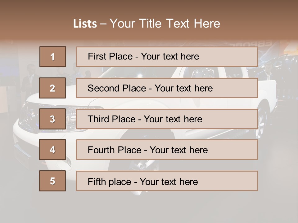 Car Tyre Bright PowerPoint Template