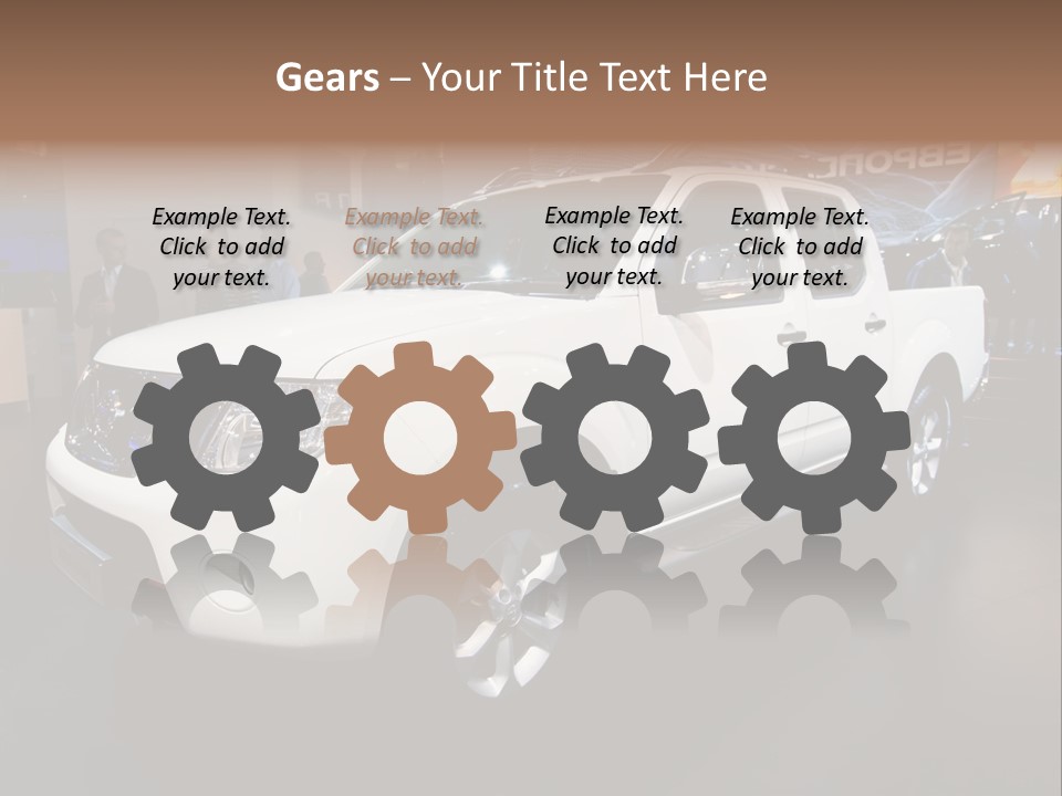 Car Tyre Bright PowerPoint Template