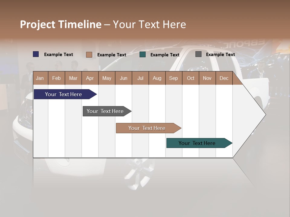 Car Tyre Bright PowerPoint Template
