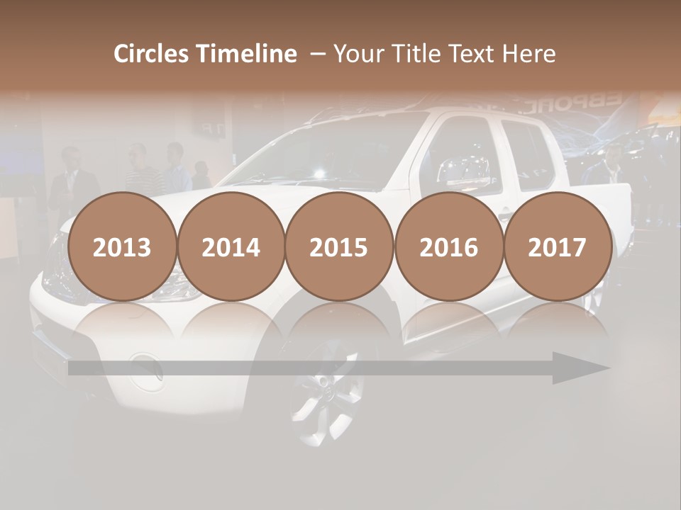 Car Tyre Bright PowerPoint Template