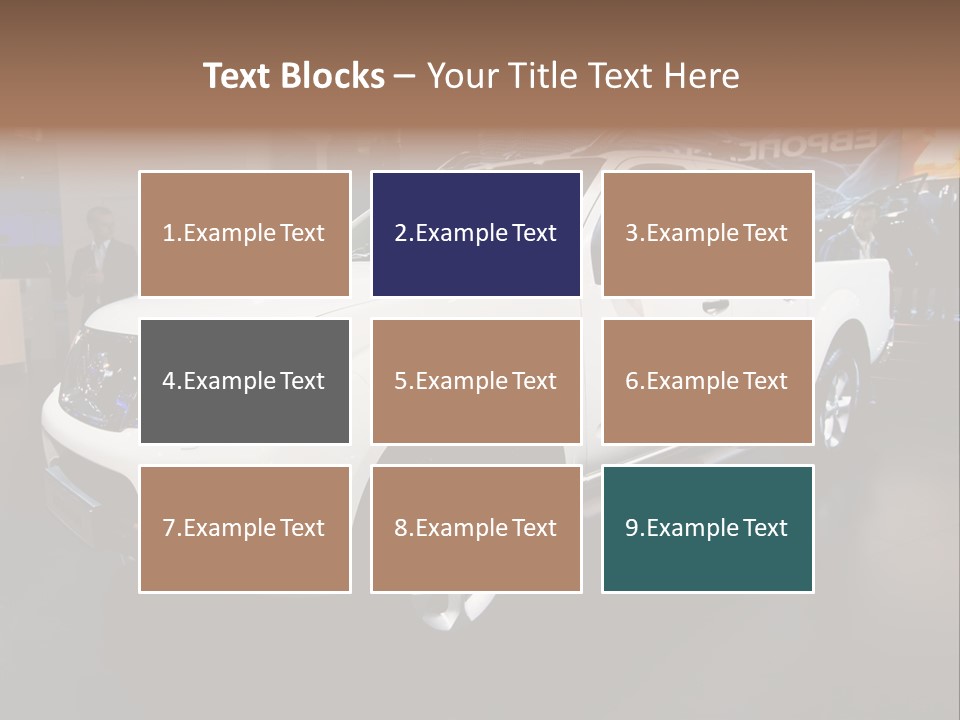 Car Tyre Bright PowerPoint Template