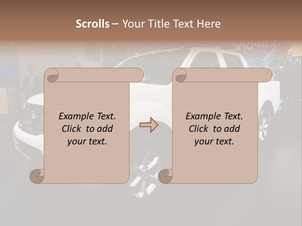 Car Tyre Bright PowerPoint Template