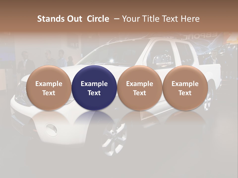 Car Tyre Bright PowerPoint Template