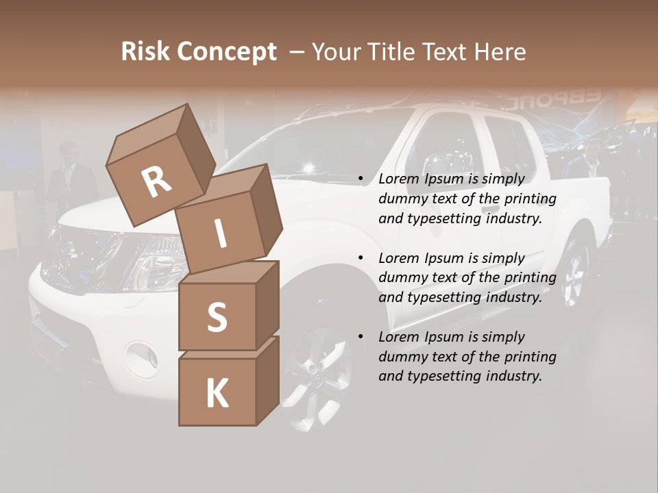 Car Tyre Bright PowerPoint Template