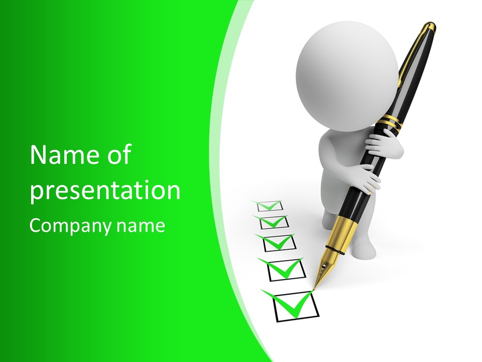 Concept Shining Gold PowerPoint Template