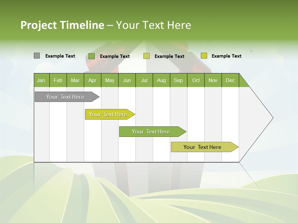 Bow Grass Sale PowerPoint Template
