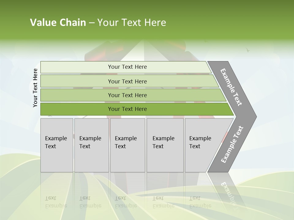 Bow Grass Sale PowerPoint Template