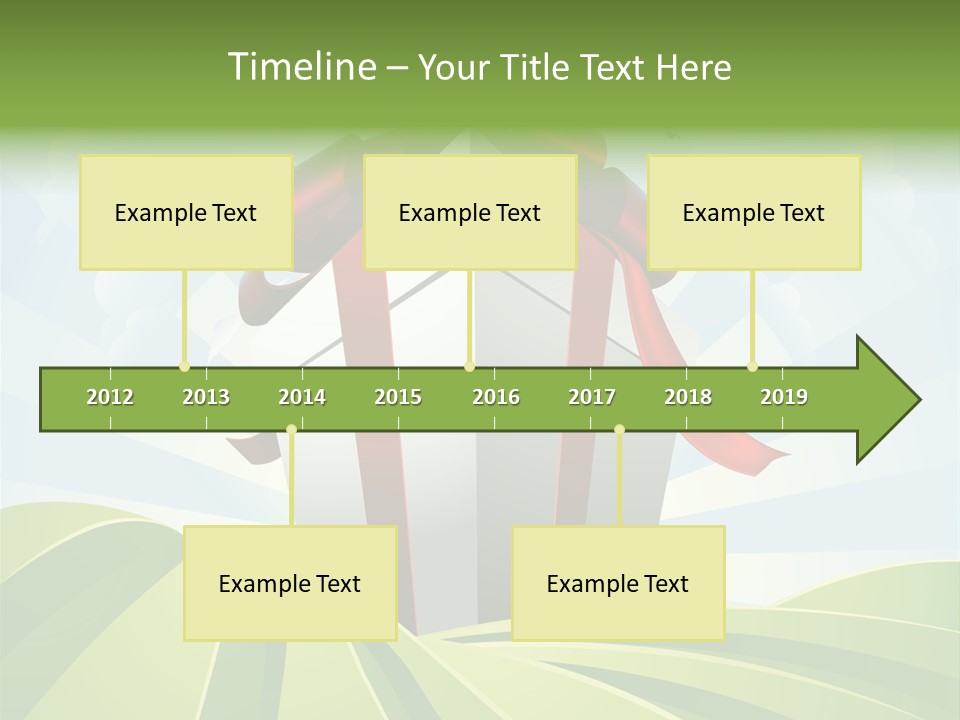 Bow Grass Sale PowerPoint Template