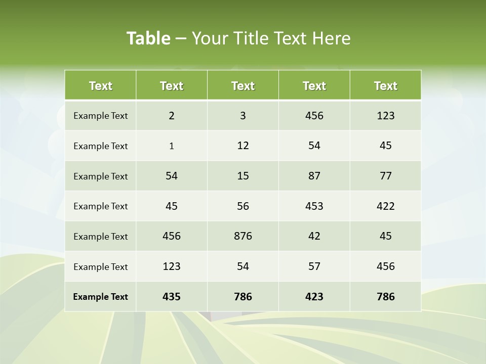 Bow Grass Sale PowerPoint Template