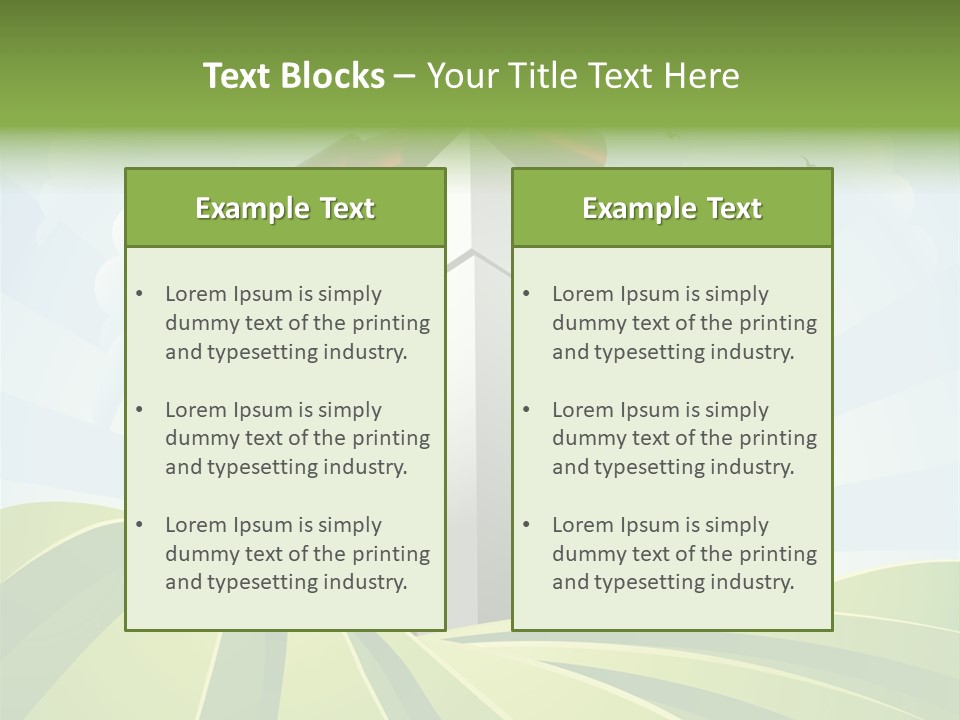 Bow Grass Sale PowerPoint Template
