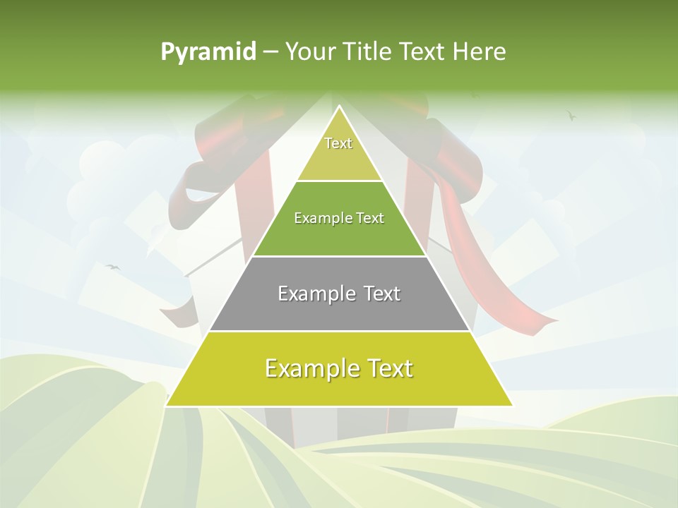 Bow Grass Sale PowerPoint Template