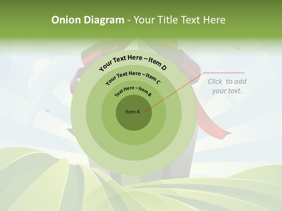 Bow Grass Sale PowerPoint Template