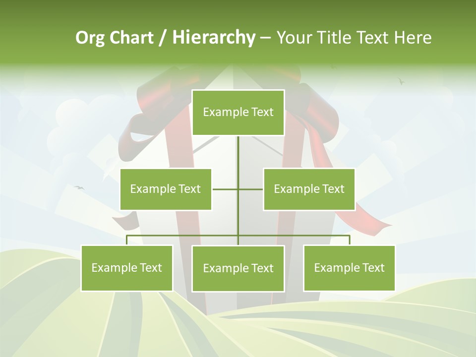 Bow Grass Sale PowerPoint Template