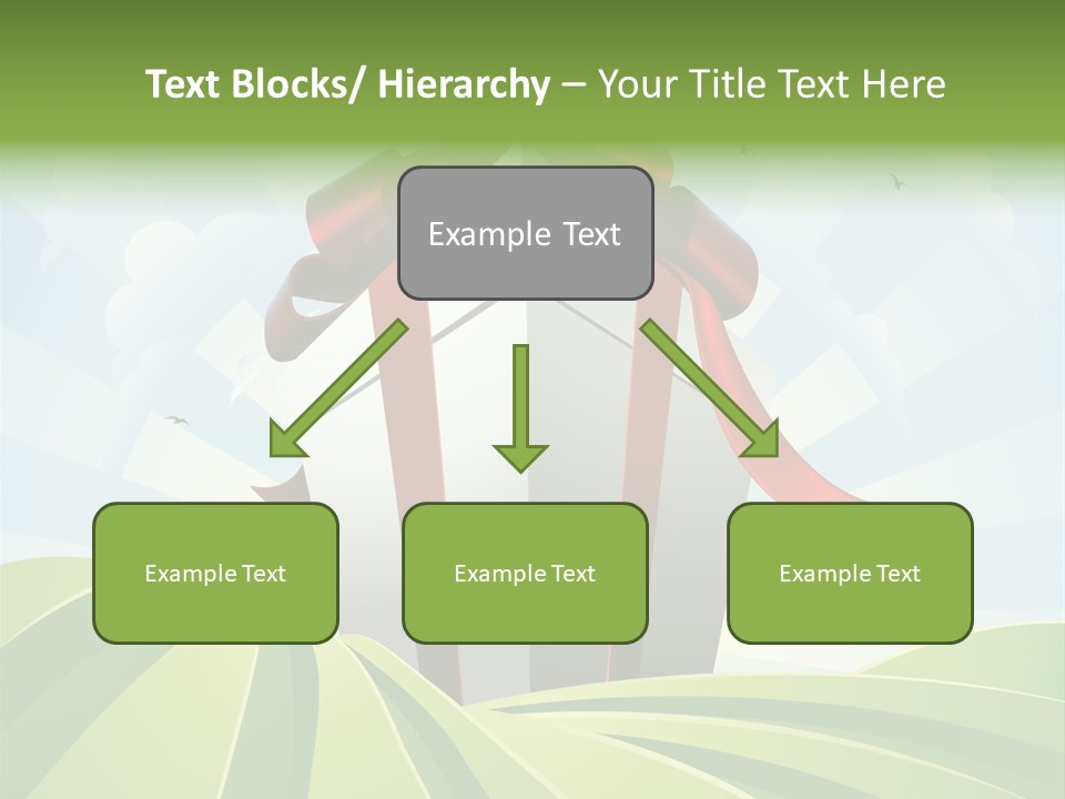 Bow Grass Sale PowerPoint Template