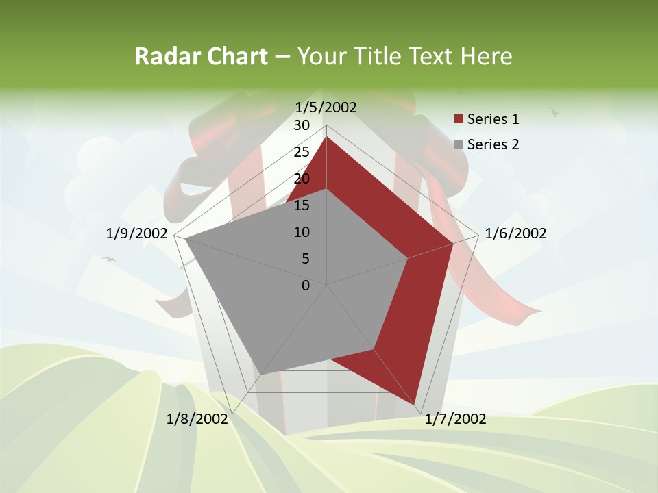 Bow Grass Sale PowerPoint Template