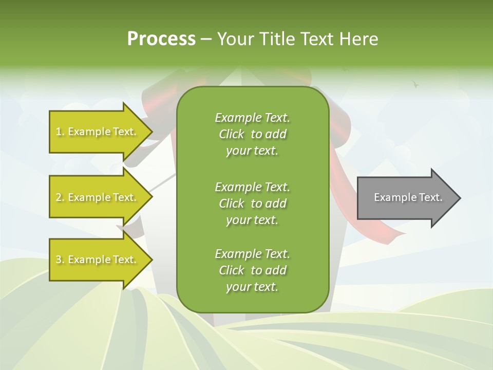 Bow Grass Sale PowerPoint Template