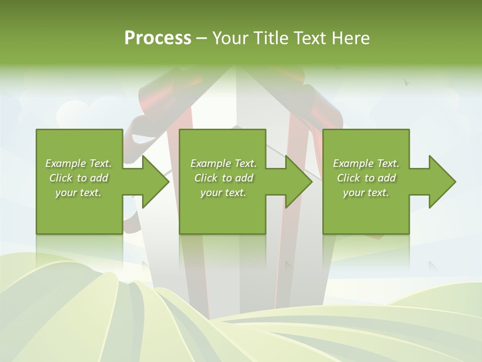 Bow Grass Sale PowerPoint Template