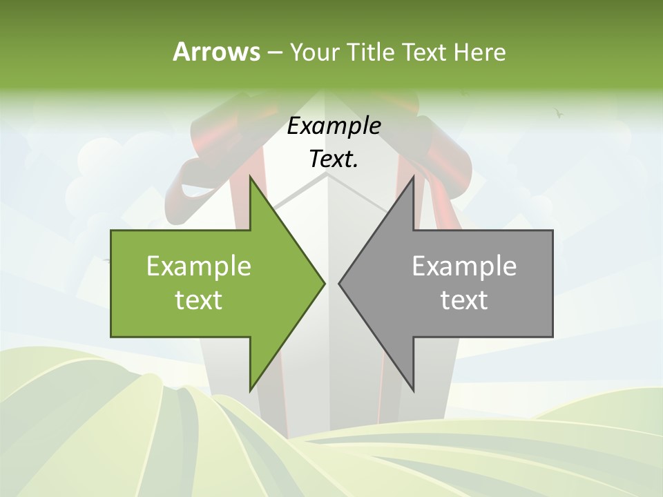 Bow Grass Sale PowerPoint Template