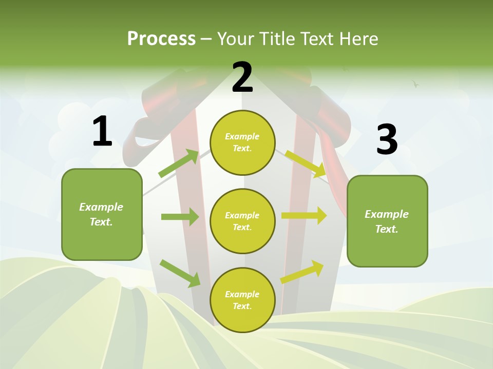 Bow Grass Sale PowerPoint Template