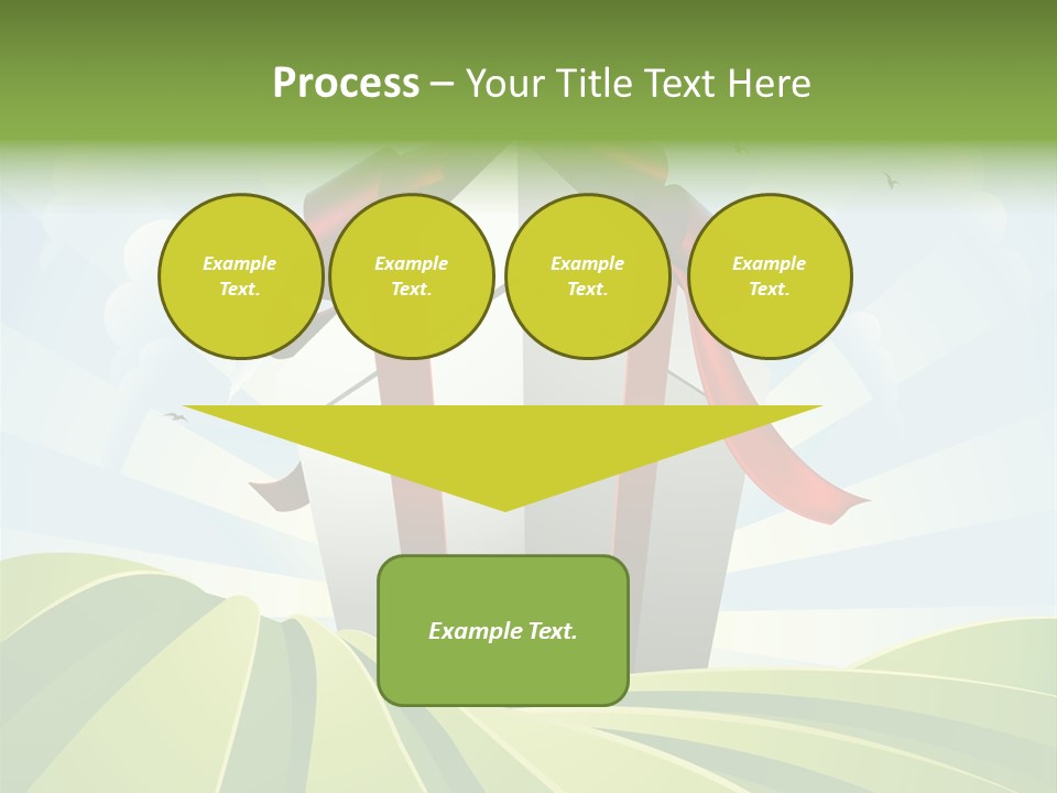 Bow Grass Sale PowerPoint Template