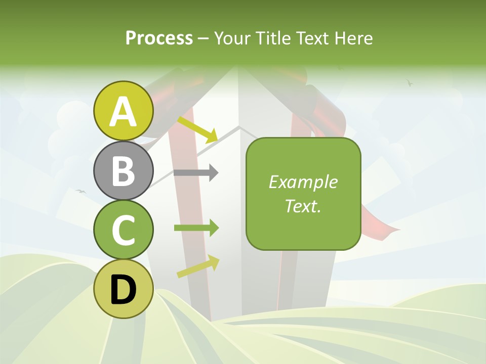 Bow Grass Sale PowerPoint Template