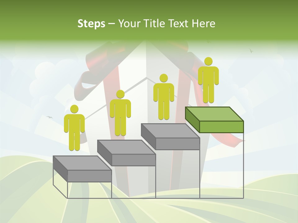 Bow Grass Sale PowerPoint Template