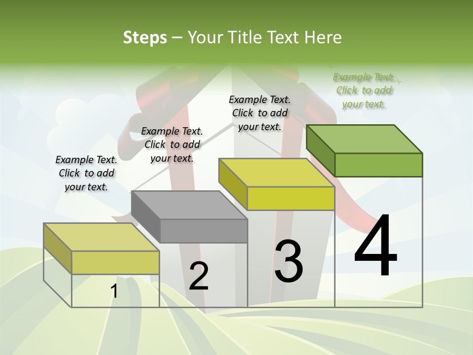 Bow Grass Sale PowerPoint Template