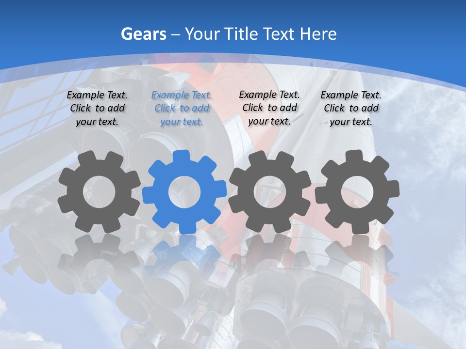 Rocket Cosmonaut Industrial PowerPoint Template