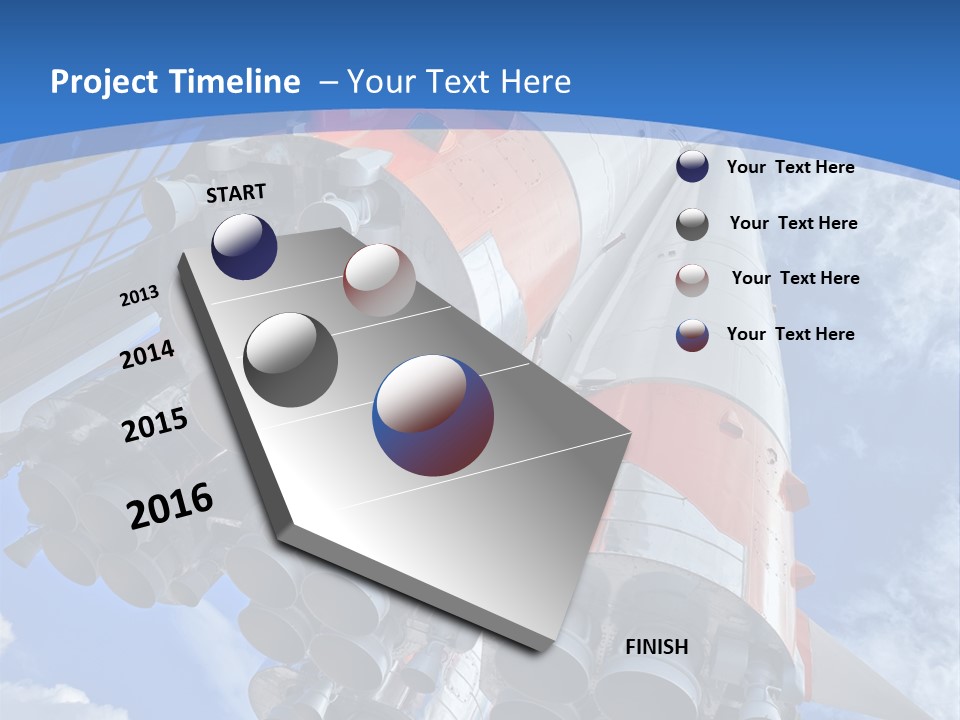 Rocket Cosmonaut Industrial PowerPoint Template