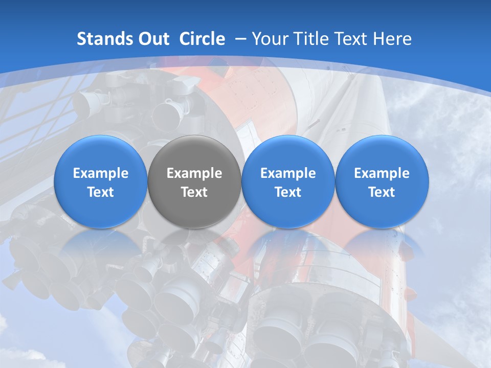 Rocket Cosmonaut Industrial PowerPoint Template