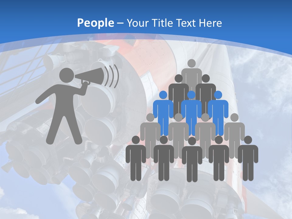 Rocket Cosmonaut Industrial PowerPoint Template