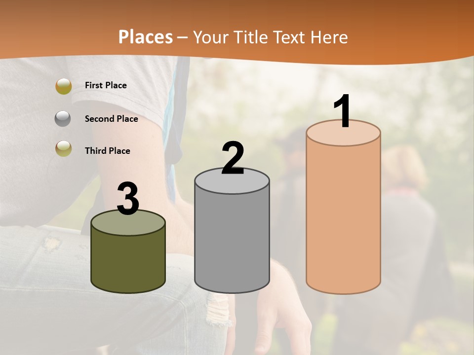 Handsome Park Man PowerPoint Template