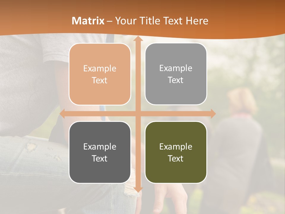 Handsome Park Man PowerPoint Template