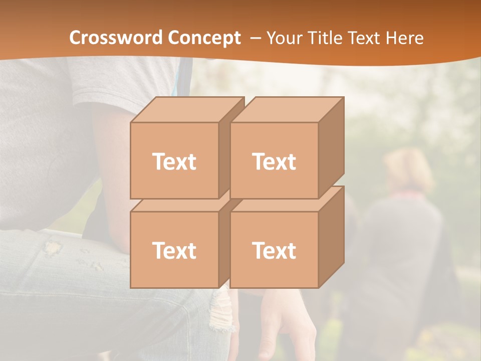 Handsome Park Man PowerPoint Template