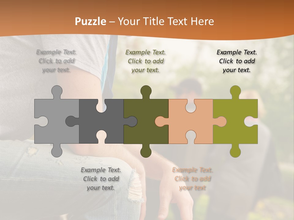 Handsome Park Man PowerPoint Template