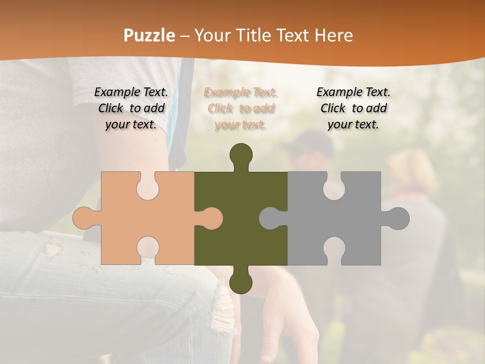 Handsome Park Man PowerPoint Template