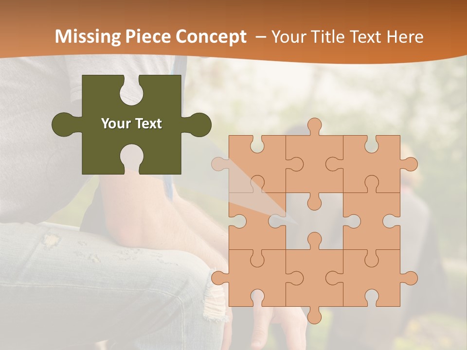 Handsome Park Man PowerPoint Template