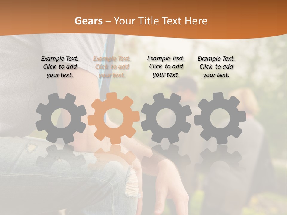 Handsome Park Man PowerPoint Template