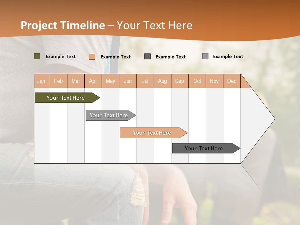 Handsome Park Man PowerPoint Template