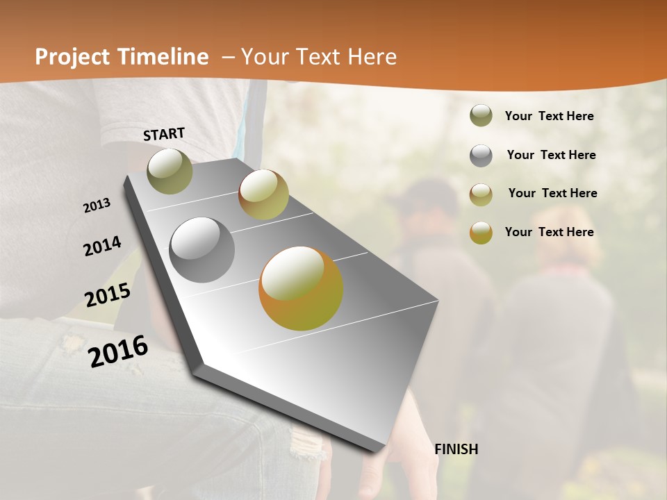 Handsome Park Man PowerPoint Template