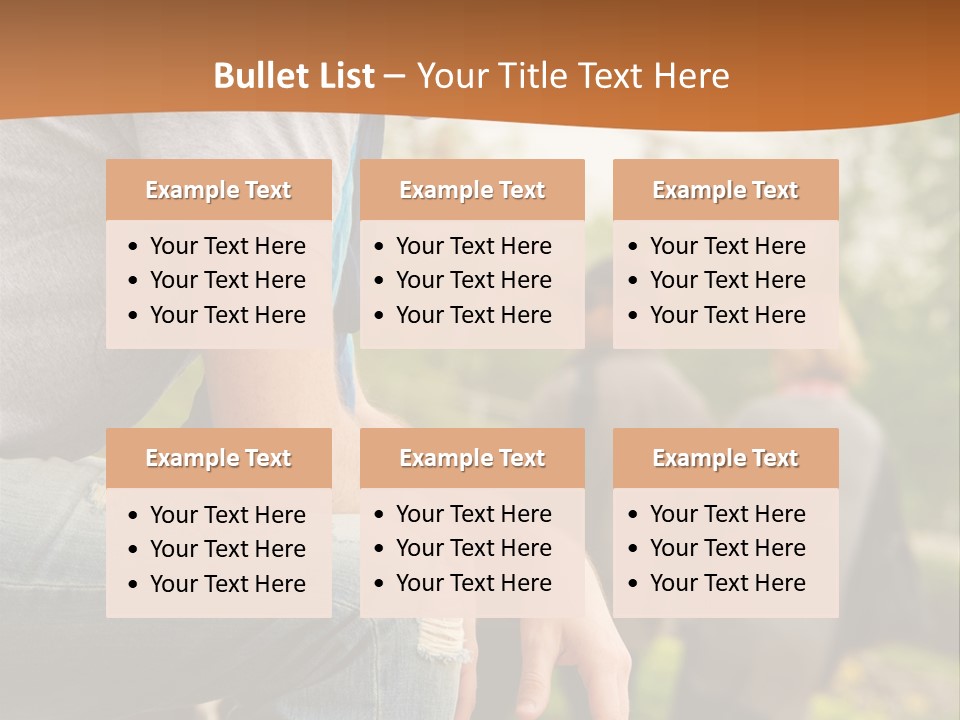 Handsome Park Man PowerPoint Template