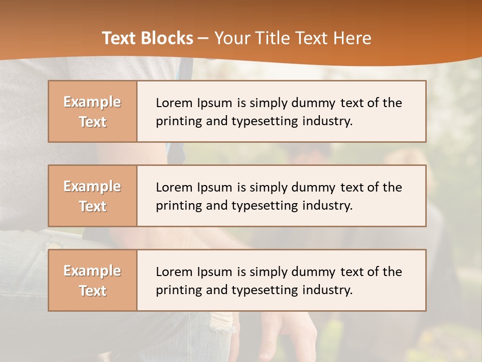 Handsome Park Man PowerPoint Template