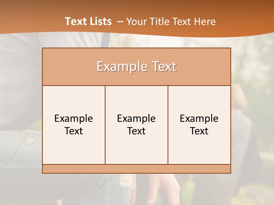 Handsome Park Man PowerPoint Template